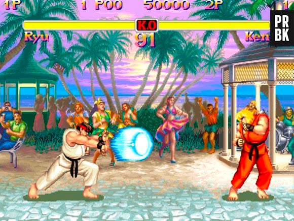 Sem falar nas lutas incríveis travadas em "Street Fighter"!