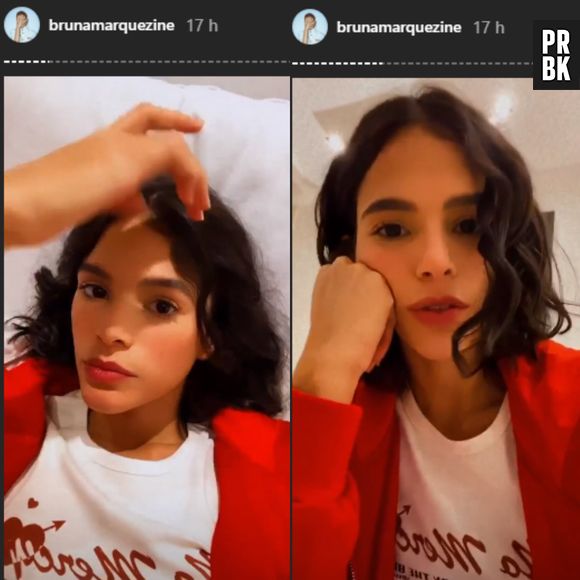 Veja o cabelo natural de Bruna Marquezine