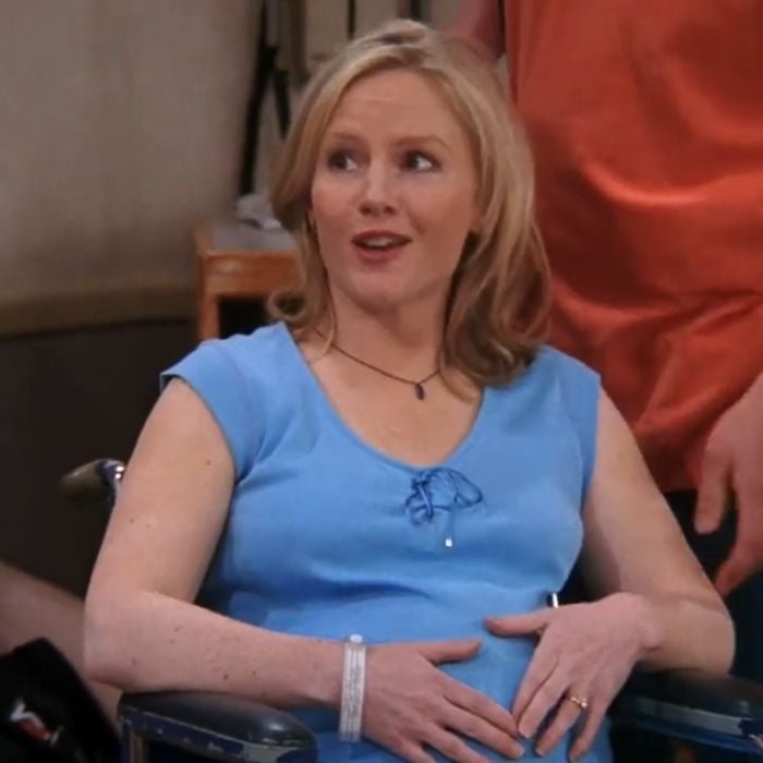 Rachael Harris apareceu em &quot;Friends&quot; no penúltimo episódio da 8ª temporada