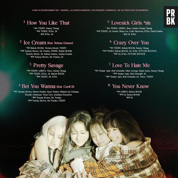 BLACKPINK: veja a tracklist do "The Album"