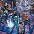 Nos quadrinhos, Monica Rambeau integra os Supremos, equipe com Capitã Marvel e Pantera Negra
