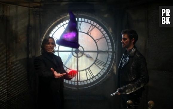 Em "Once Upon a Time", Rumple (Robert Carlyle) quase conseguiu matar Hook (Colin O'Donoghue)