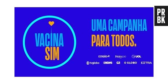 Vacina no "BBB21": participantes usam blusa da campanha "Vacina Sim", parceria feita entre veículos de comunicação do país