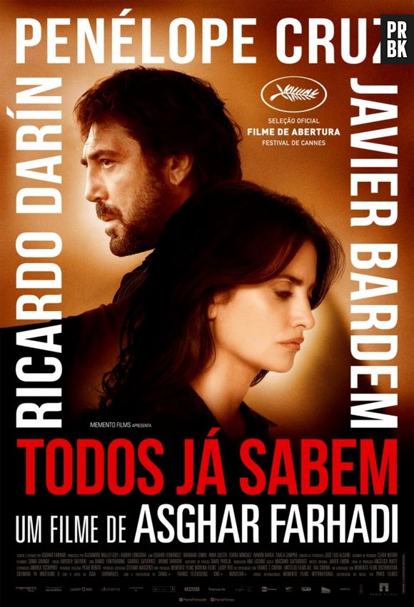 "Todos Já Sabem" é um filme de suspense estrelado por Penélope Cruz e Javier Bardem