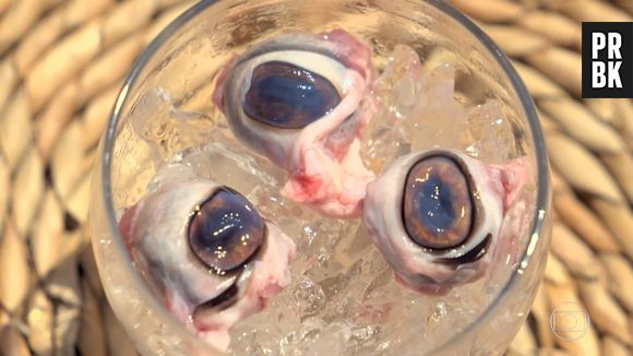 Em "No Limite", participantes tiveram que comer três olhos de cabra