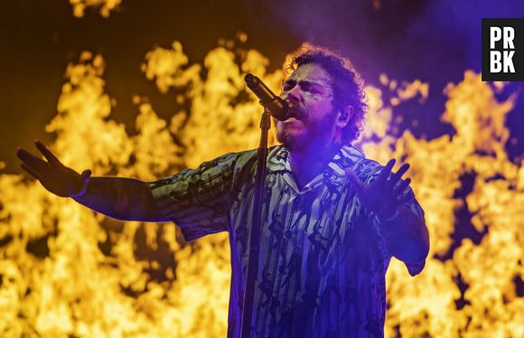 Post Malone foi atração do Lollapalooza, em São Paulo, em 2019