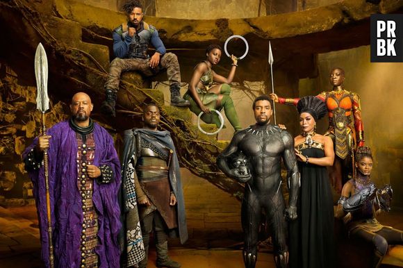 T'Challa, Ramonda e Shuri são a atual família real de Wakanda em "Pantera Negra".