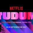  O "TUDUM: Um evento mundial para fãs" acontecerá no próximo sábado (25) e trará novidades de mais de 70 filmes, séries e especiais da Netflix 