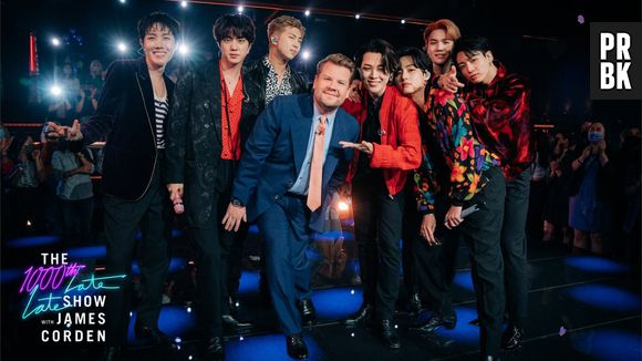 BTS também deu entrevistas e se apresentou no palco do "The Late Late Show"