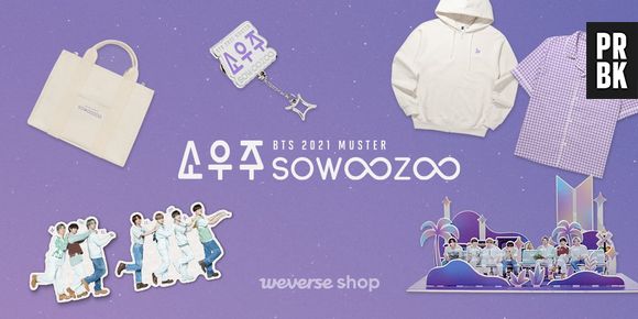 Repórter fã de BTS usou merch do evento "2021 MUSTER SOWOOZOO" na TV