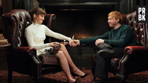 "Harry Potter": Emma Watson e Rupert Grint estavam juntos no especial. Tudo indica que atriz viajou até o Canadá para gravar com o astro