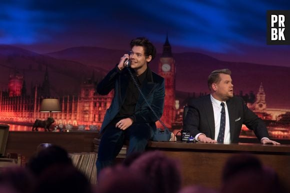 Harry Styles e James Corden já fizeram projetos juntos anteriormente