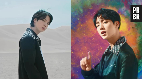 Jin, do BTS, usa jaqueta parecida em "Yet To Come" e "DNA"