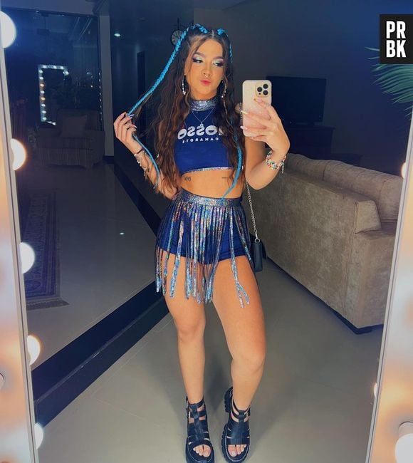 Mel Maia revelou que já ficou com ex-BBB em vídeo do TikTok do último domingo (3)