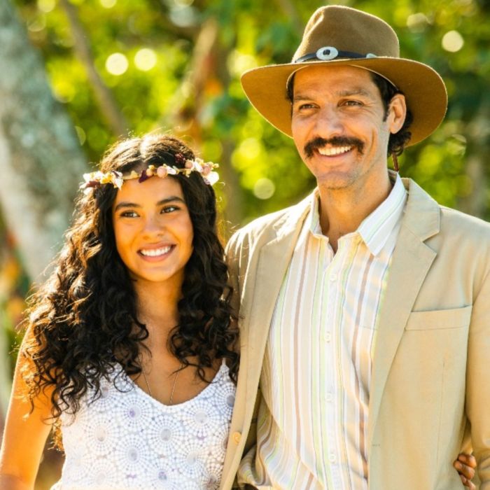 &quot;Pantanal&quot;:  Muda (Bella Campos) e Tibério (Guito) também vão se casar  
