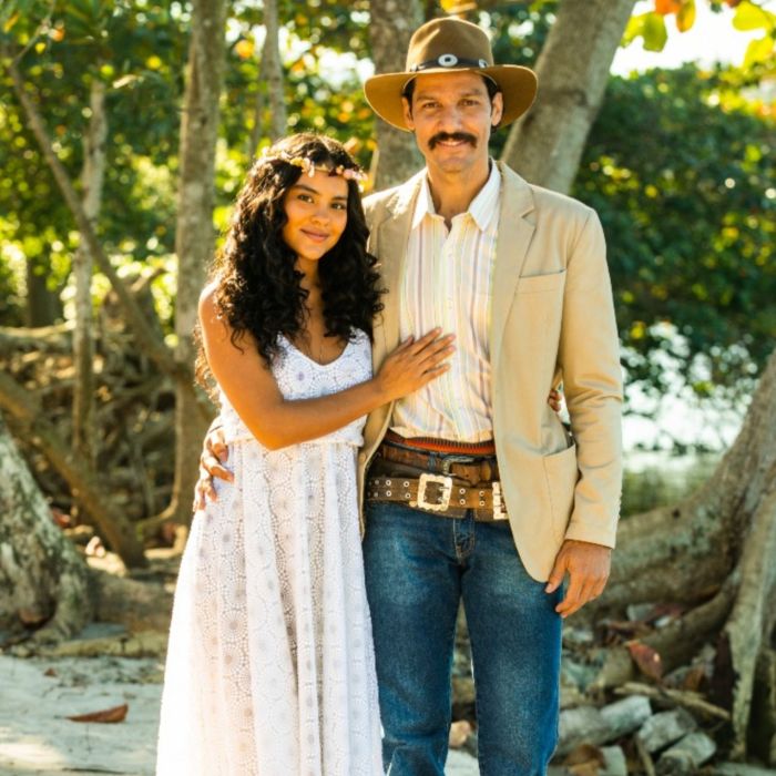 As noivas de &quot;Pantanal&quot; apostaram em vestidos de crochê