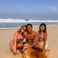 Larissa Manoela curte momentos na praia com o namorado, André Luiz Frambach