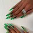 Megan Thee Stallion apostou na jelly nails, que são opções para o Rock in Rio