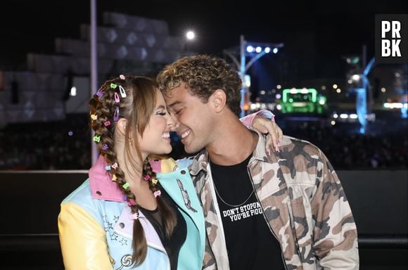 Rock in Rio: Larissa Manoela e André Luiz Frambach marcaram presença no 2º dia