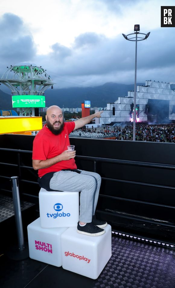 Rock in Rio: Paulinho Serra estava no festival neste sábado (3)