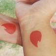 Casal faz tatuagem com o símbolo do Tinder pra homenagear o app que os uniu