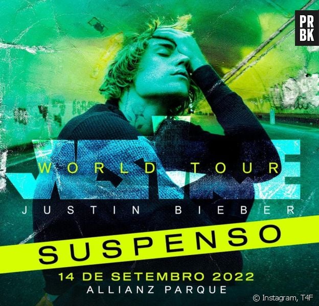 Justin Bieber cancela shows em São Paulo e anuncia pausa na turnê