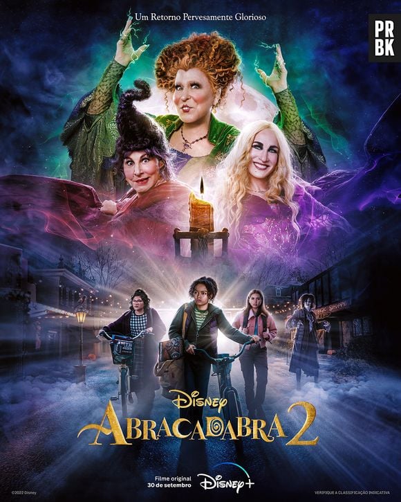 Disney libera mais pôsters e trailer de "Abracadabra 2", que chega ao streaming em 30 de setembro