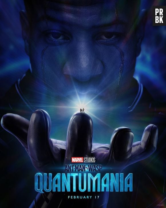 "Homem-Formiga e a Vespa: Quantumania" ganha cartaz focado em Kang (Jonathan Majors) e nos protagonistas