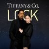 Larry Jackson e Stephanie Shepherd no evento da Tiffany & Co 