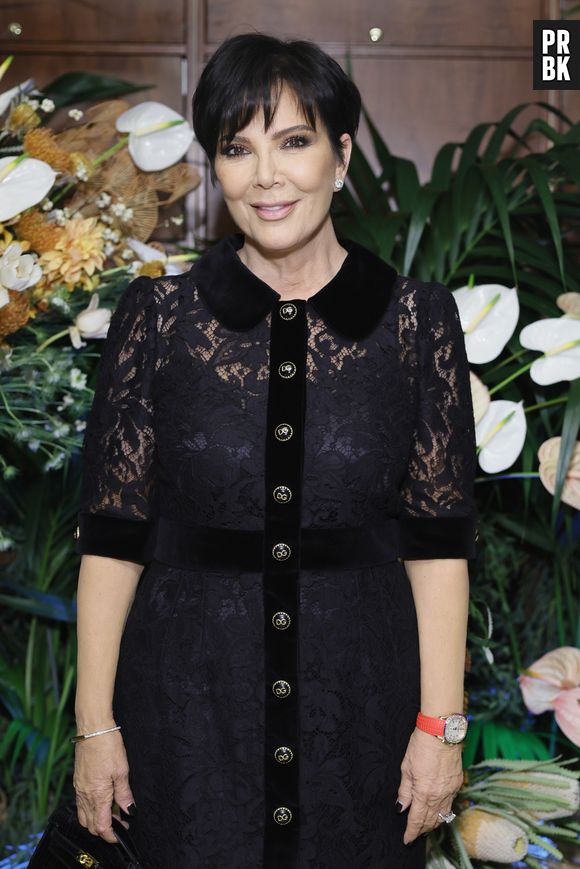 Kris Jenner em evento da Tiffany & Co