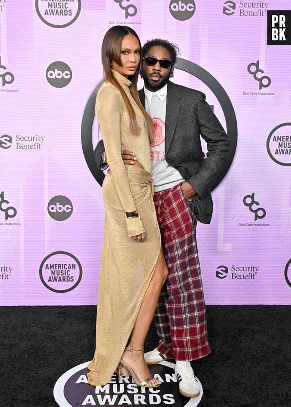 Joan Smalls e Brent Faiyaz no American Music Awards 2022