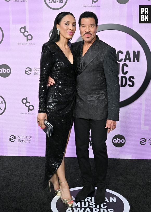 Lisa Parigi e Lionel Richie no American Music Awards 2022