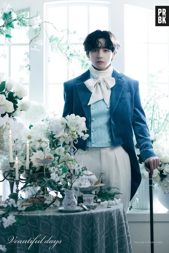 BTS: Taehyung, o V, apostou em estilo clássico e misterioso para photoshoot individual