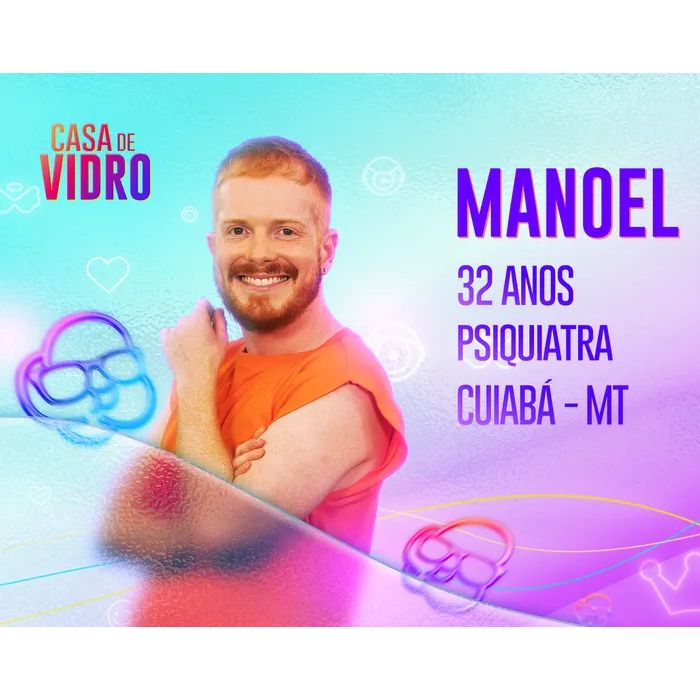 Manoel Vicente está na Casa de Vidro &quot;BBB23&quot;