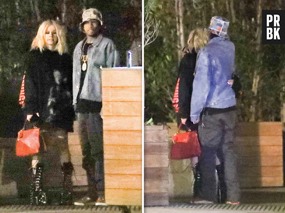 Avril Lavigne e Tyga são flagrados juntos