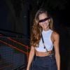 Izabel Goulart marca presença na 2ª festa em comemoração dos 30 anos de Anitta, em São Paulo, neste último domingo, 26 de março de 2023