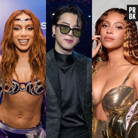 Anitta, Jimin e Beyoncé juntos? Evento pode reunir os três artistas. Entenda