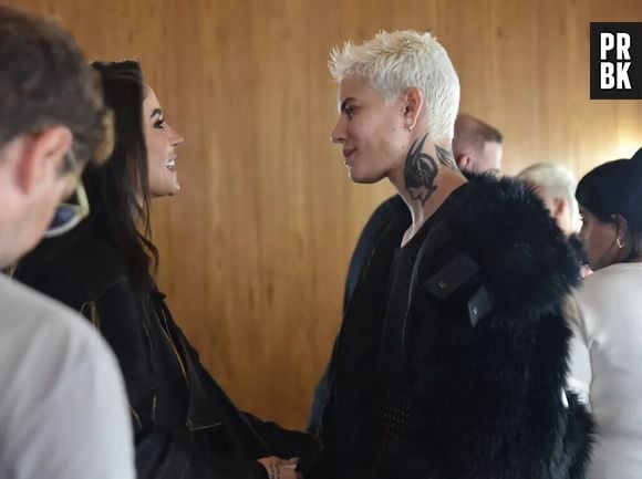 Bianca Andrade e Sam Porto estavam juntos na São Paulo Fashion Week 2023