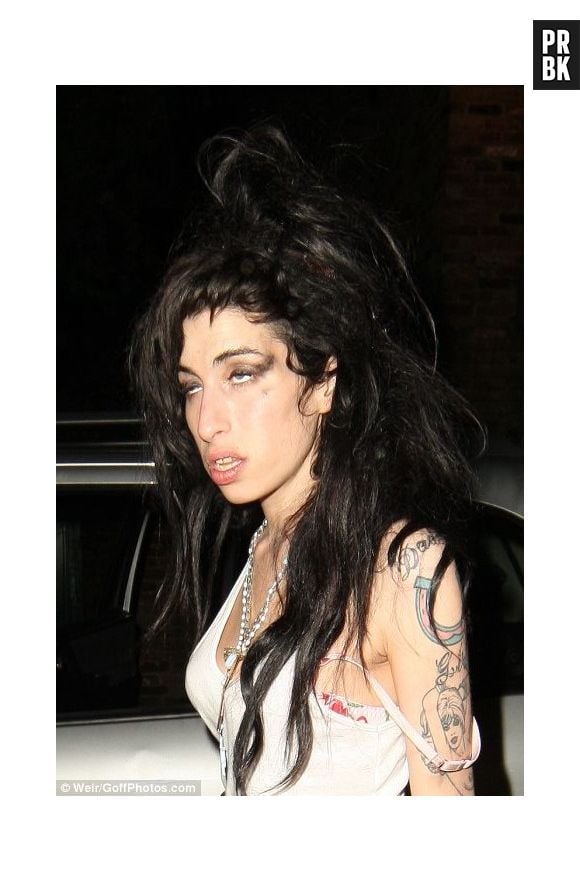 Amy Winehouse já foi vista bem diferente por causa das drogas