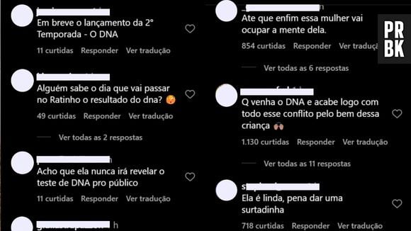 Diversos internautas debocharam da situação de Suelen e sua filha