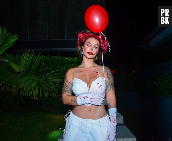 Bárbara Labres apostou na fantasia do filme "It" para a festa de Halloween de Giovanna Lancellotti