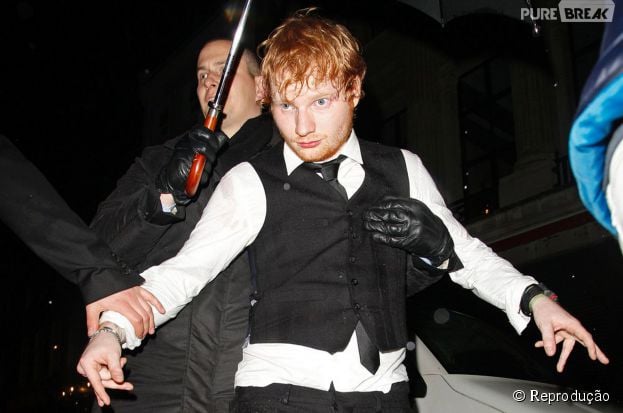 Ed Sheeran saiu carregado do BRIT Awards 2015