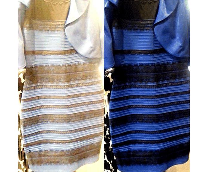 Qual a cor do vestido? Branco e dourado ou azul e preto? Vote em ...