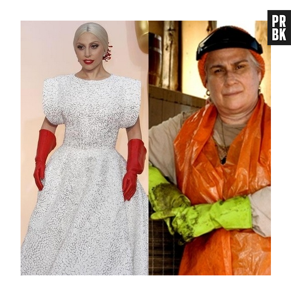 Rainha de memes do Oscar 2015, Lady Gaga lembrou muito a personagem mãe Lucinda, da novela "Avenida Brasil"