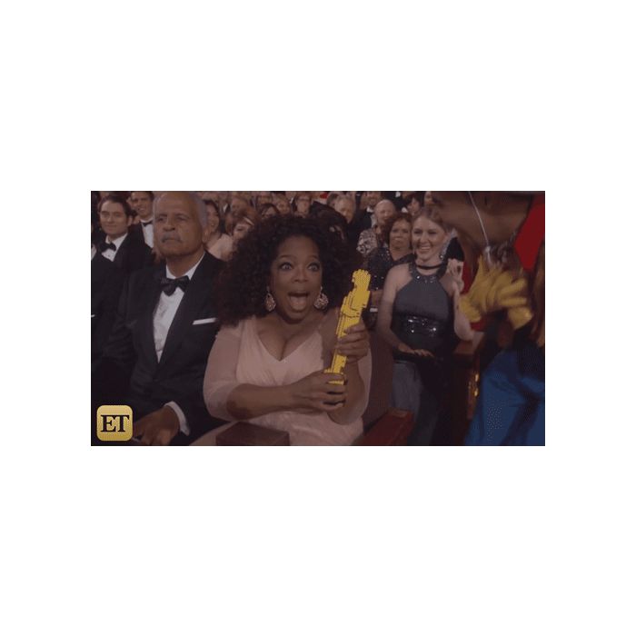 Oprah Winfrey se diverte no Oscar 2015