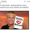 Xuxa vira rainha da internet depois de notícia da mudança para a Record
