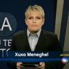 Montagem da Xuxa assumindo o programa "Fala Que Eu Te Escuto" da Record
