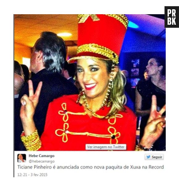 Até Ticiane Pinheiro virou montagem sobre a mudança de Xuxa para a Record