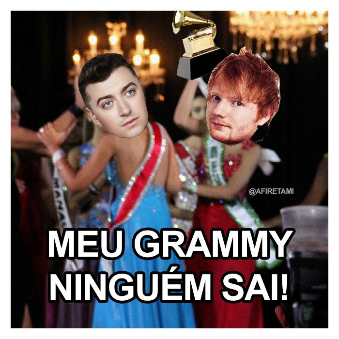  Ed Sheeran n&amp;atilde;o ganhou nenhum pr&amp;ecirc;mio no Grammy 2015 e virou piada na internet 