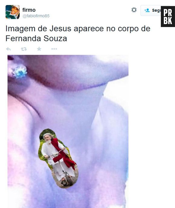 No casamento de Fernanda Souza, Inri Cristo foi convidado de honra